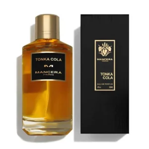 Mancera Tonka Cola perfume on a white background available at Ferrari Centre Qatar.