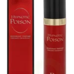 Dior Hypnotic Poison Deodorant Spray bottle against a white background, available at Ferrari Centre Qatar's online store.
