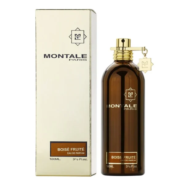 Montale Boise Fruite perfume bottle against a white background.
