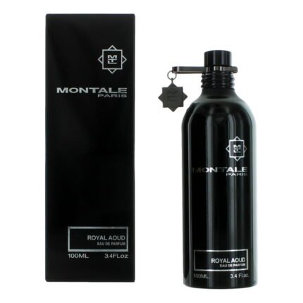 Montale Royal Aoud perfume bottle against a white background.