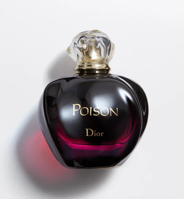 Dior Poison perfume bottle against a white background, available at Ferrari Centre Qatar's online store.
