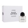Byredo Black Saffron perfume bottle against a white background.