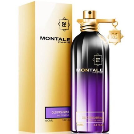 Montale Oud Pashmina perfume bottle against a white background.