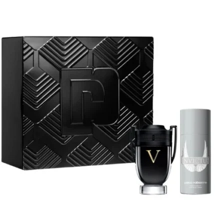 Invictus Victory perfume bottle against a white background.