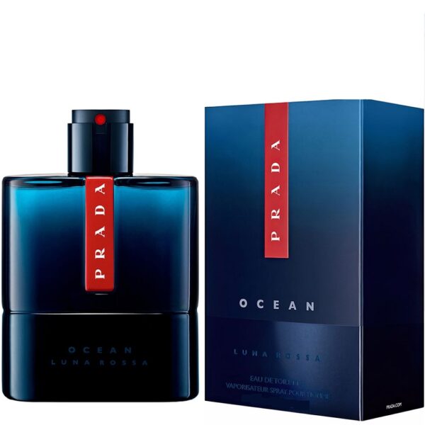 Prada Luna Rossa Ocean fragrance available at Ferrari Centre Qatar's online store.