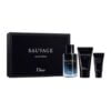 Sauvage Eau de Parfum Gift Set by Dior against a white background, available at Ferrari Centre Qatar's online store.