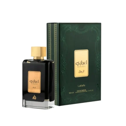 Ejaazi by Lattafa Perfumes, Amber fragrance for women and men, available at Ferrari Centre Qatar.